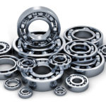 industry, manufacturing and engineering concept bearings